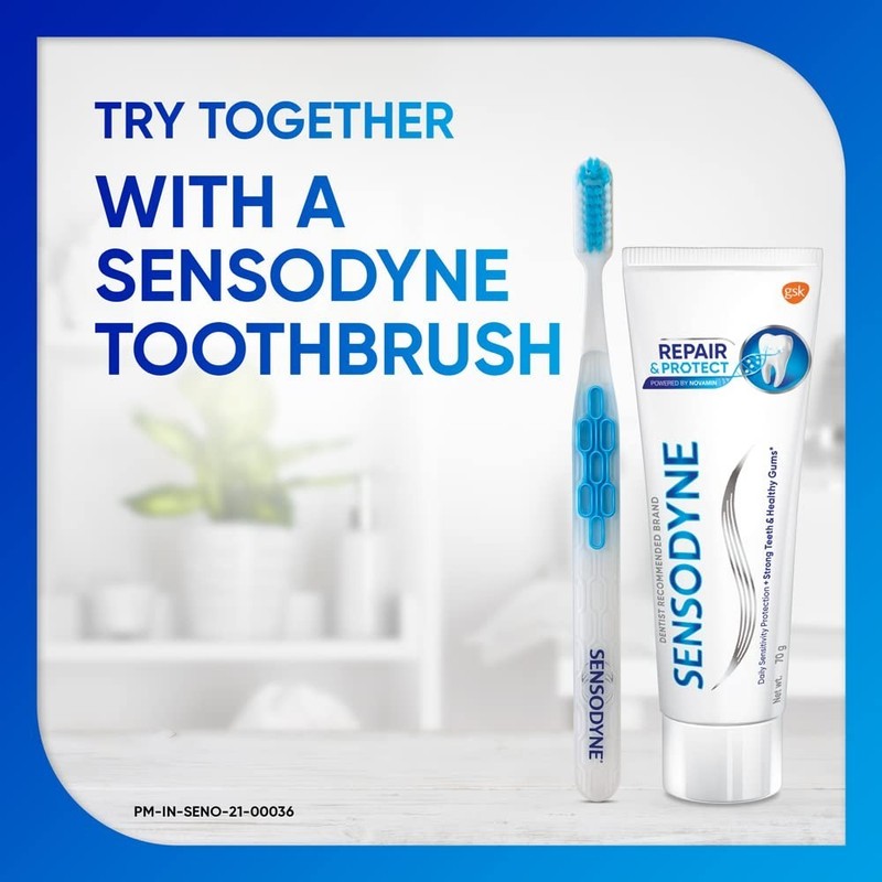 Sensodyne Repair and Protect with Novamin70 gm pack of 8 gallery