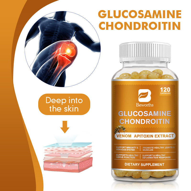 1-4Packs 120 capsules Glucosamine Chondroitin MSM Triple Strength Joint Support gallery