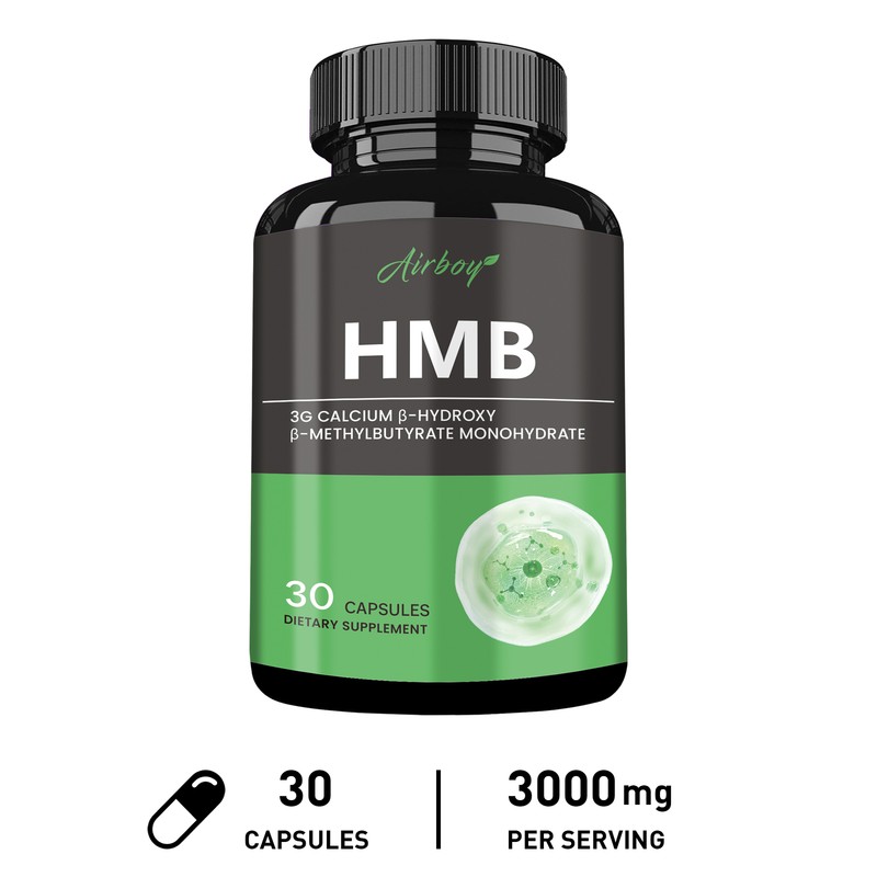 HMB Capsules 3000mg-Fat Burner,Strength Muscle & Strength,Improved Regeneration