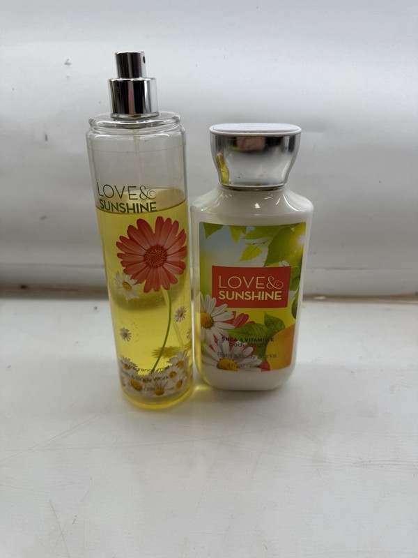 Bath And Body Works Love And Sunshine Body Spray And Lotion(SEE DESCRIPTION)