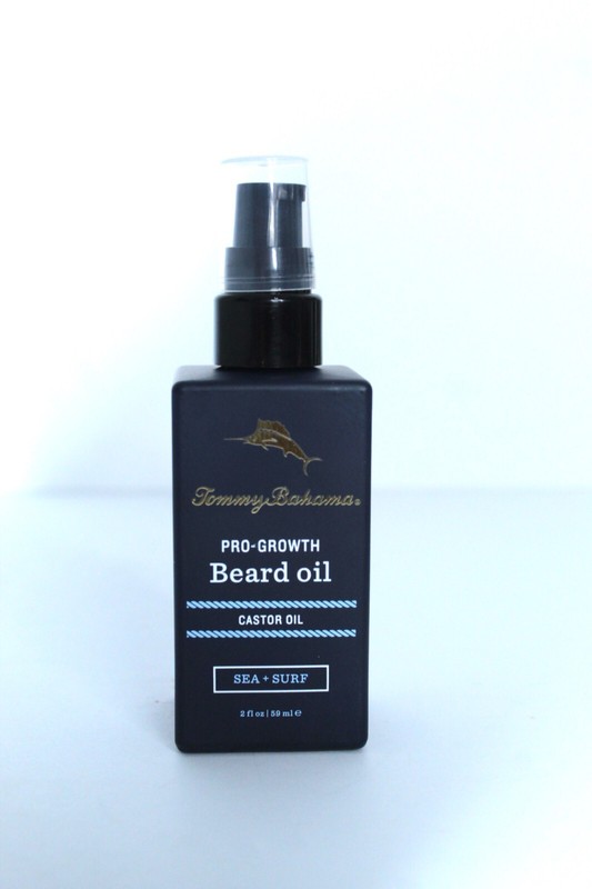 Tommy Bahama Pro-Growth Castor Oil Beard Oil ~Sea + Surf~ 2 fl oz NEW