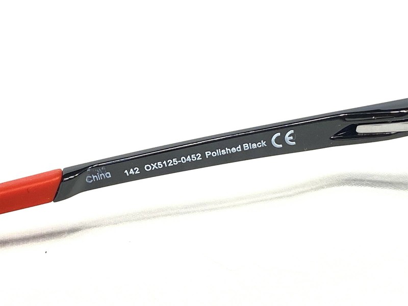 NEW Oakley Gauge 5.1 OX5125-0452 Mens Polished Black Eyeglasses Frames 52/17~142 gallery