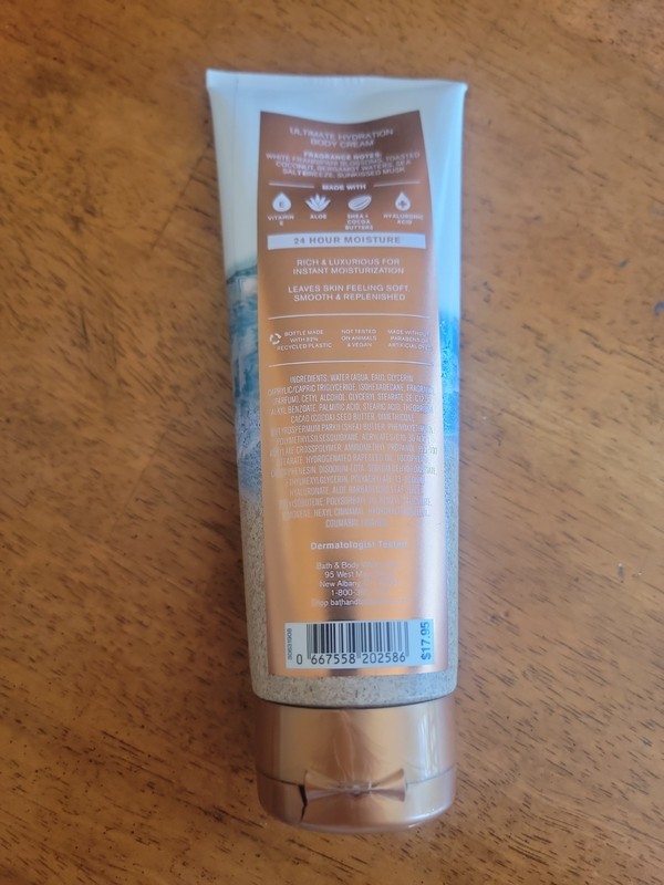 Bath and Body Works At The Beach Ultimate Hydration Body Cream 8 oz New gallery