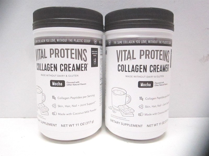 Vital Proteins 11oz Mocha Collagen Creamer Dietary Supplement 09/2026 – Lot of 2