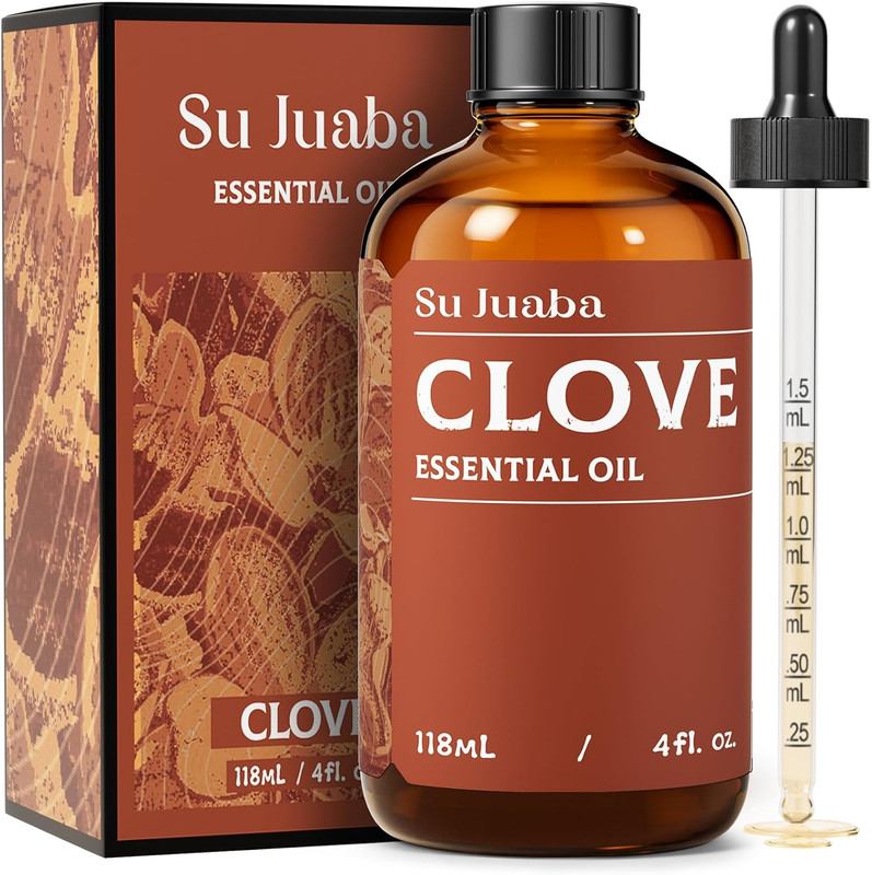 Clove Essential Oil – Huge 4 Fl Oz – 100% Pure and Natural – Premium Grade with