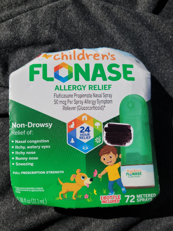 Children’s Flonase Allergy 24 Hour Relief Nasal 72 Metered Sprays 11/2026