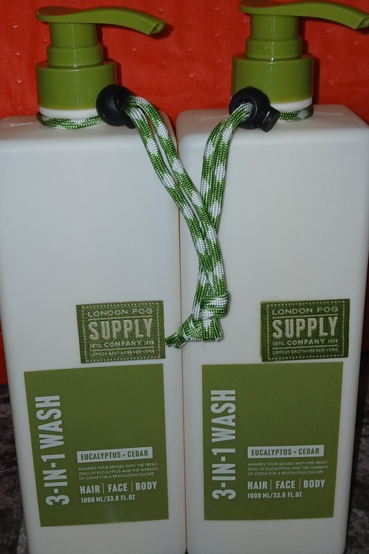 2-Pack London Fog Supply Co. ~ Eucalyptus & Cedar 3-in-1 Wash for Men 33.8 fl oz