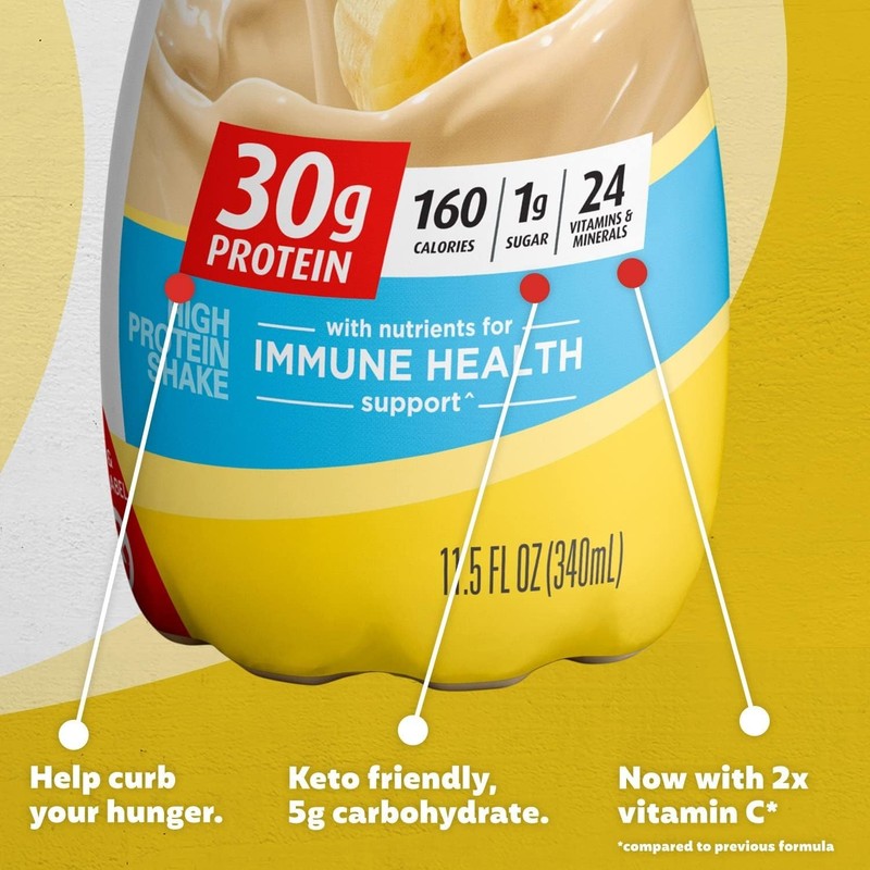 Premier Protein Shake, Bananas & Cream, 30g Protein, 11.5 fl oz, 12 Ct gallery