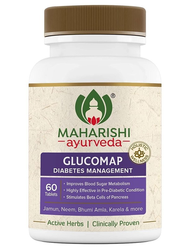 Maharishi Ayurveda Glucomap- 60 Tab | Jamun, Neem, Bhumi Amla, Karela
