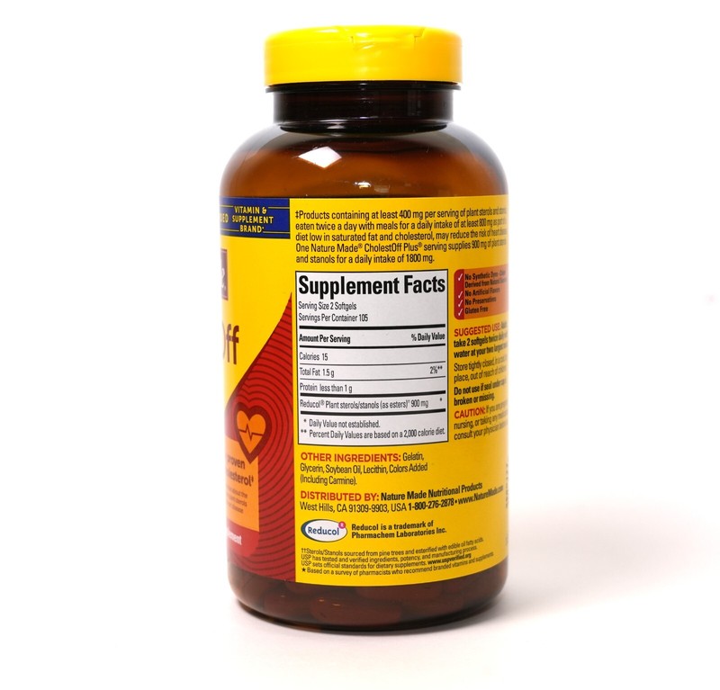 2 Pack Nature Made CholestOff Plus 900 mg 210 Softgels Lower Cholesterol gallery