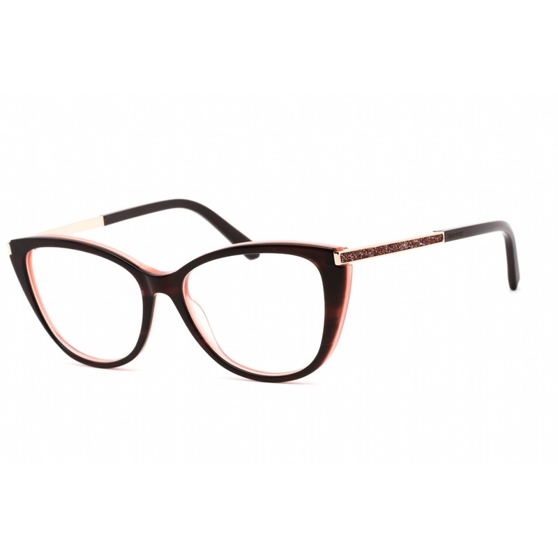 Swarovski Women’s Eyeglasses Full Rim Cat Eye Shiny Bordeaux Frame SK5414 069