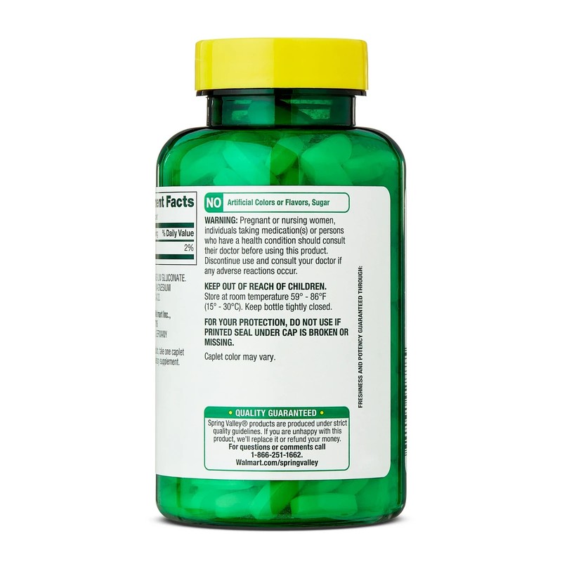 Spring Valley Potassium Caplets Dietary Supplement Value Size, 99 mg, 250 Count gallery