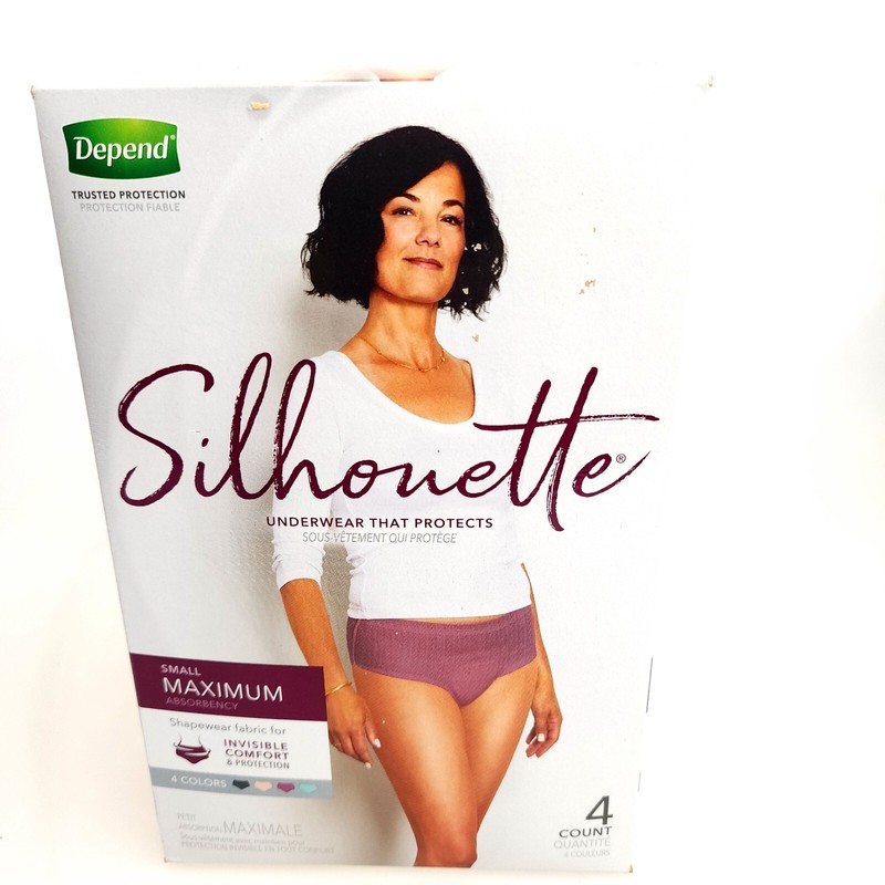 Depend Silhonette Under Ware Protects Small 28-36 In 4 Colors Absorbs USA Seller gallery