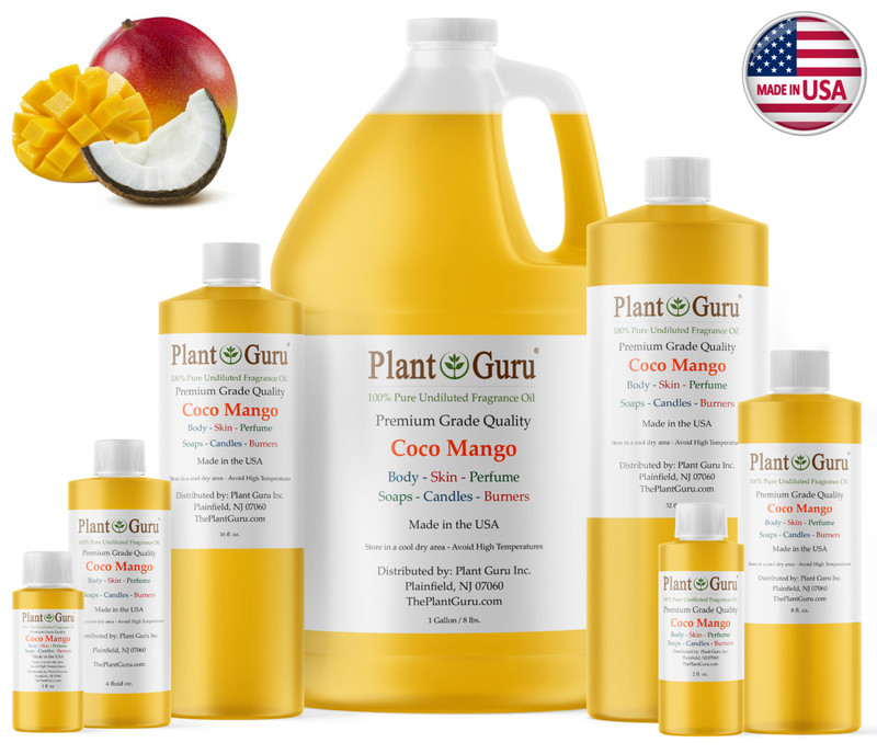 Coco Mango Fragrance Oil For Candle, Soap Making, Diffuser and Burners