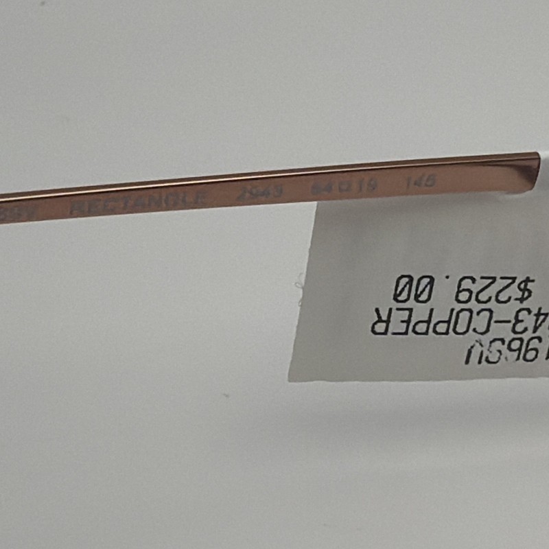 Ray-Ban RX1965V Rose Gold Metal Full Rim Rectangular Eye Frames 54/19 145 -4982 gallery