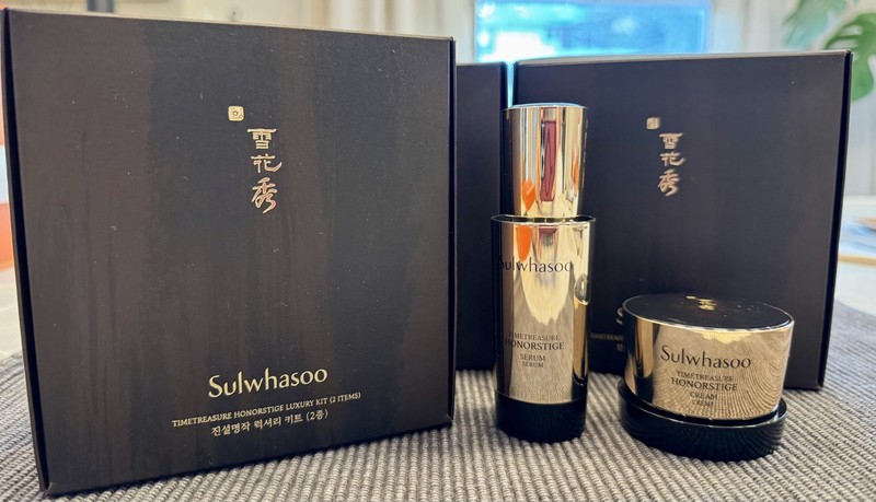 NEW Sulwhasoo Timetreasure Honorstige Travel Set – Serum & Cream , EXP 2028