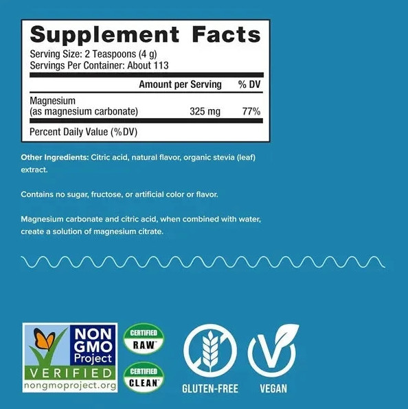 Natural Vitality Calm Magnesium Supplement Sweet Lemon Flavor (16 oz) gallery
