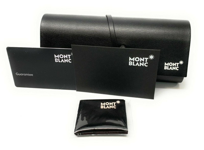 MONT BLANC MB0180OK 005 Shiny Black Men's 56 mm Eyeglasses gallery