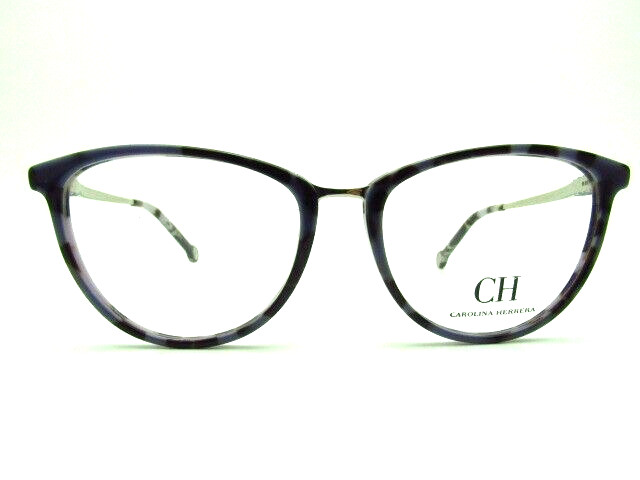 Carolina Herrera VHE778K C0ADL Blue Tortoise 52 x 17 135 mm Eyeglass Frame*