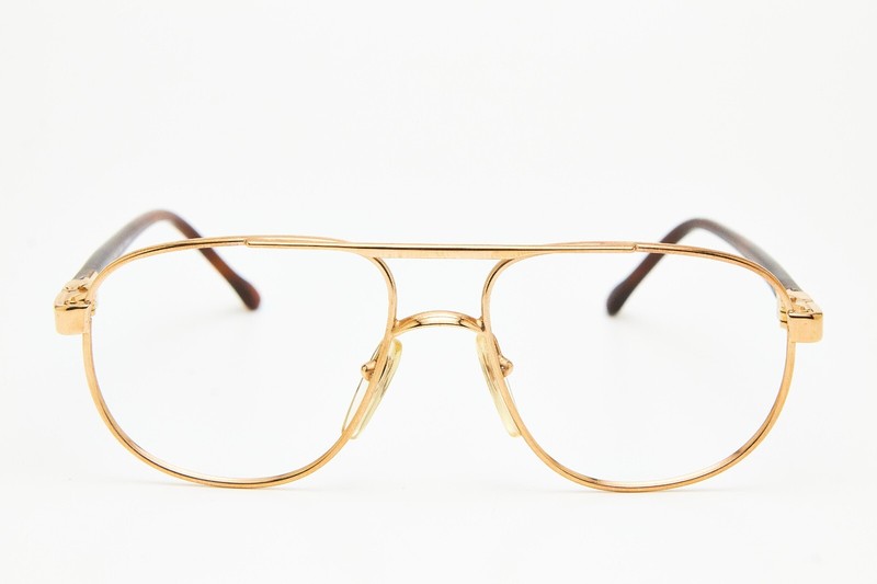 FILOS 3239 52 Gold/Turtle Rocker Biker Glasses Eyeglasses Vintage 80s👓Unisex gallery
