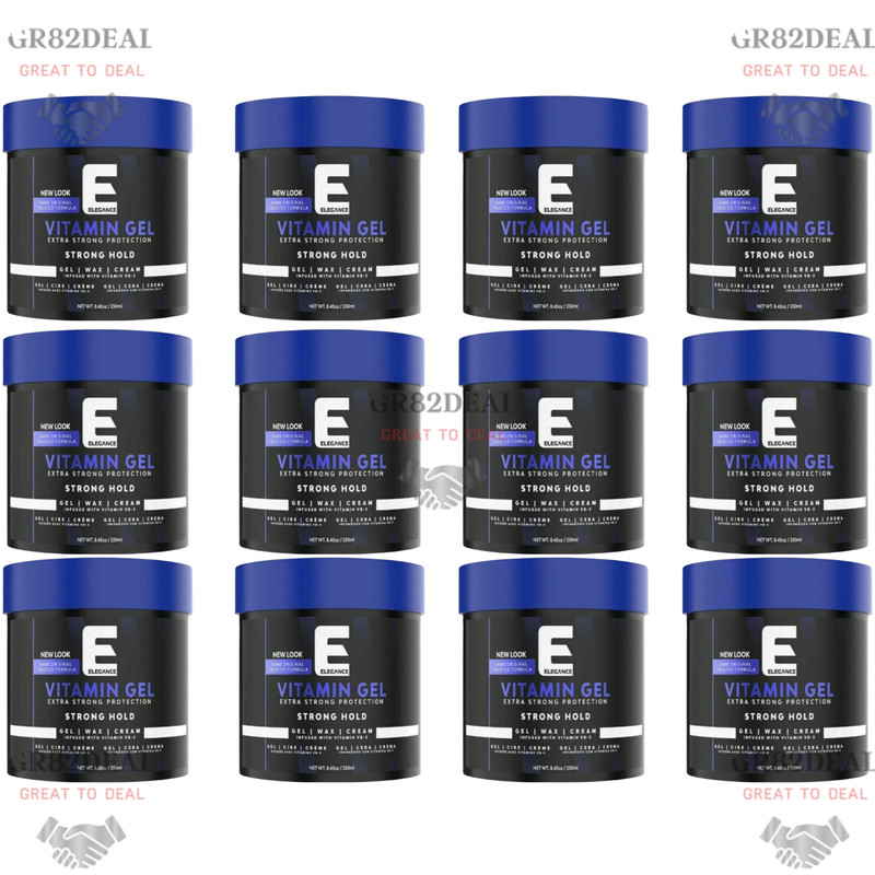 Elegance 12-PACK Triple Action Super Vitamin Gel Infused w VB-5 8.45fl oz – 12PC