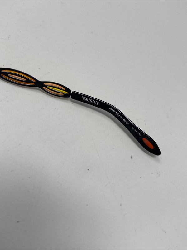 VANNI Eyeglasses Frames V9501 301 50-17-135 Matte Black/Orange Full Rim HB83 gallery