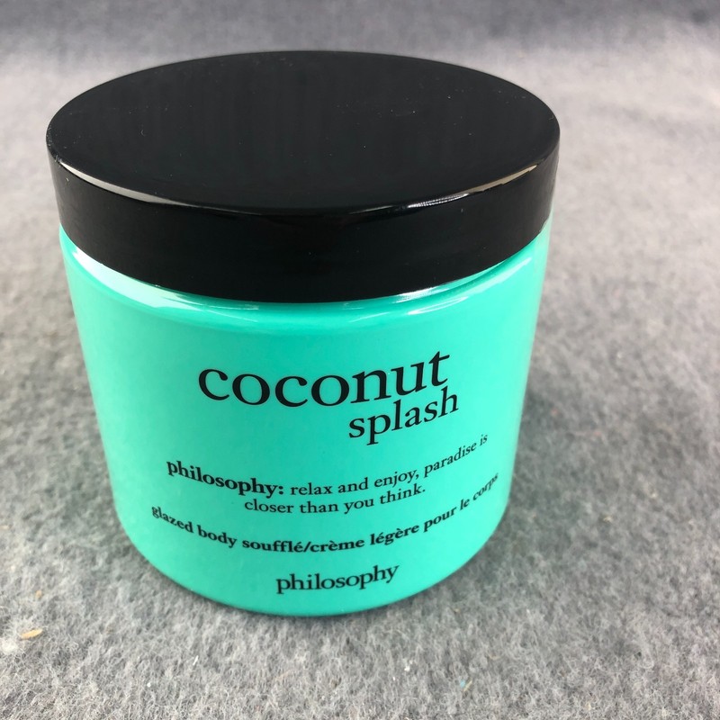 Philosophy Coconut Splash Glazed Body Souffle Cream 16 FL OZ- SEALED!!