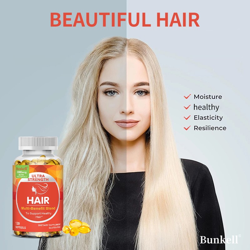 Hair Care Supplement,120 Capusles,Promotes Hair Growth,Balance Hair Health gallery