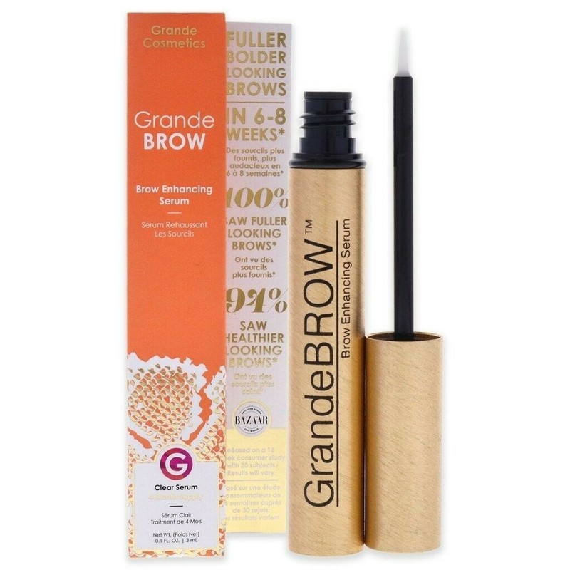 Grande BROW EYEBROW Enhancing Serum 0.1 oz / 3 ml 4 month supply New