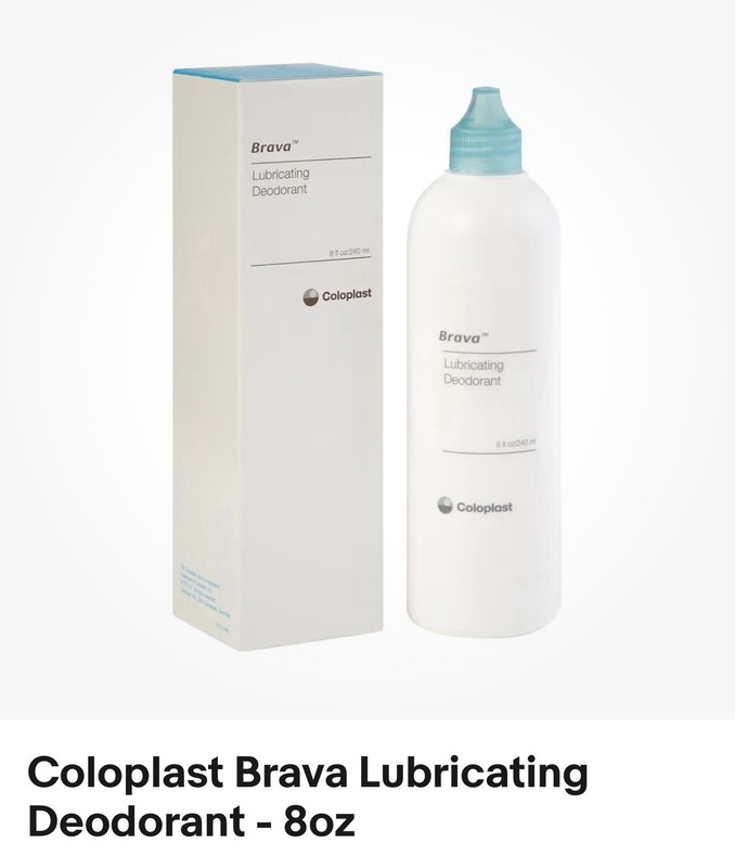 THREE NIB 8 Oz Bottle Coloplast 12061 Brava® Lubricating Deodorant Expires 9/28