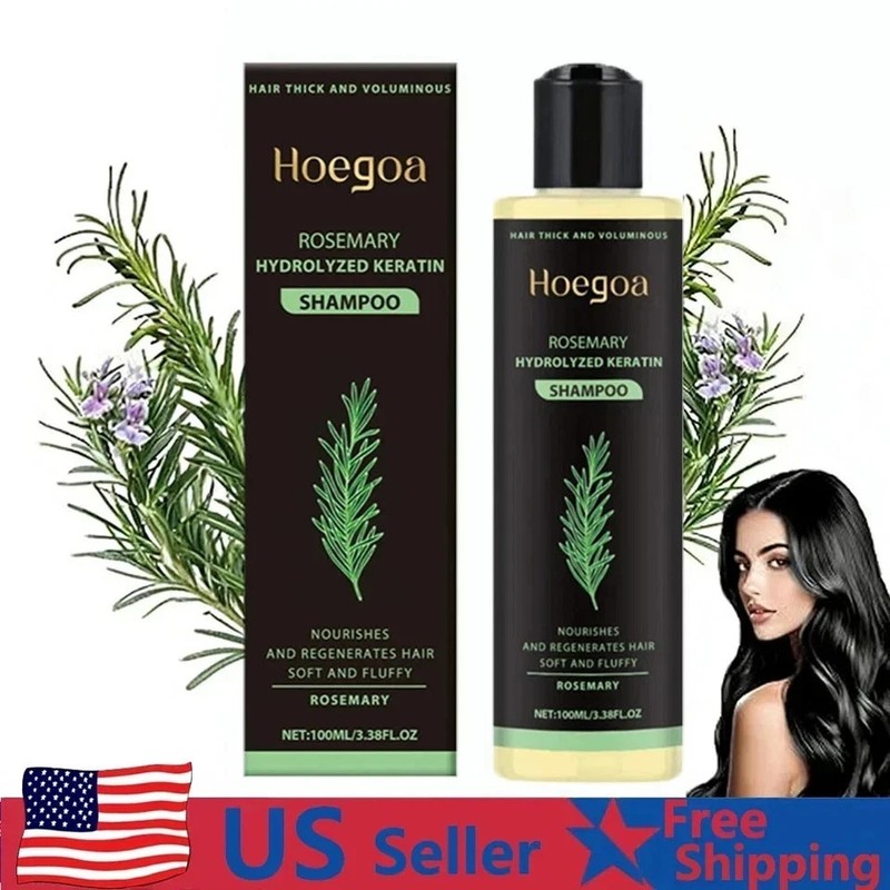 Tgideas Organic Rosemary Hair Growth Shampoo for Women and Men-Natural Thicke gallery