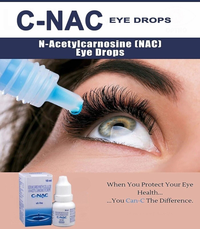 C-NAC Eye Drops, N-Acetyl-Carnosine Eye Drops – 10 ml Free Shipping