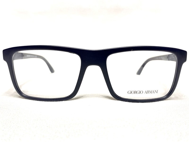 Men's Giorgio Armani Eyeglasses Frames AR7069 5423 Matte Blue Square 54/18 NEW gallery