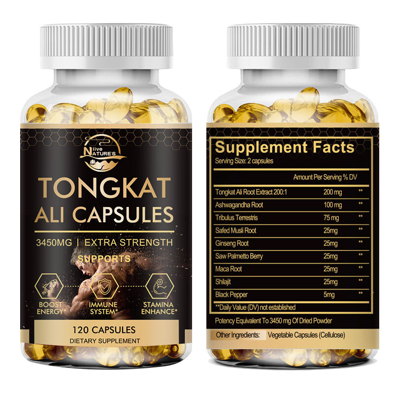 120/240/480PCS TongkatAl LONGJACK SOFTGELS GRADE A STRONGEST ROOT EXTRACT 200:1 gallery