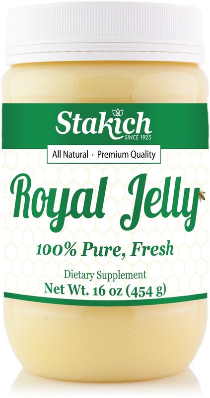 2 JARS OF 1 lb (32 oz) 100% PURE FRESH ROYAL JELLY NATURAL RAW BEE HIGH POTENCY