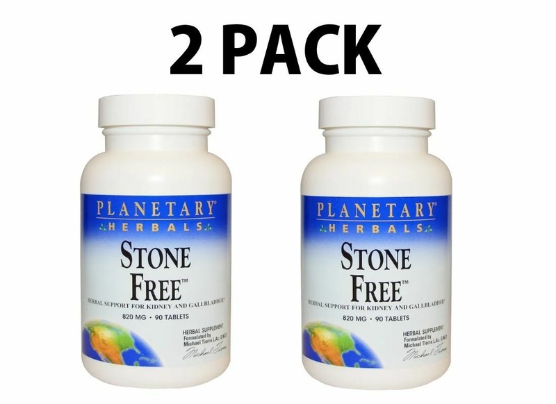 Planetary Herbals, 2 PACK, Stone Free, 820 mg, 90 Tablets each (180 total!)
