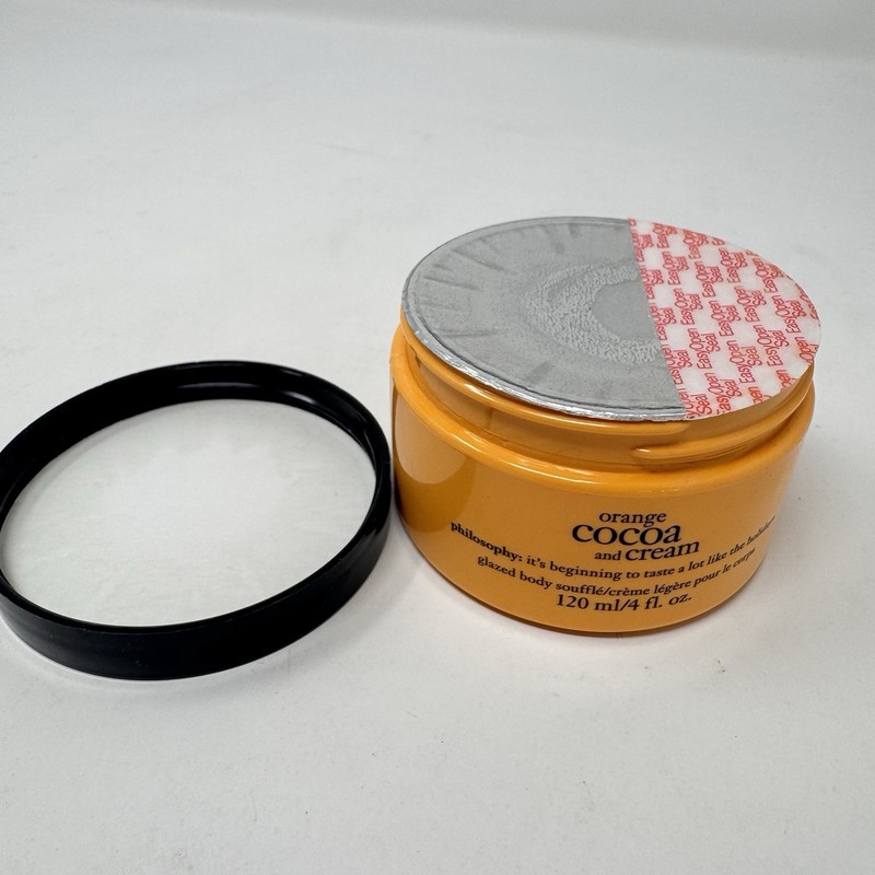 Philosophy Glazed Body Souffle Body Cream ORANGE COCOA AND CREAM 4fl oz New gallery