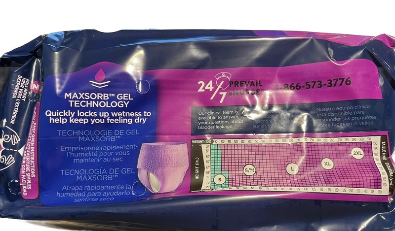 Prevail (Sz Small) For Women Daily Disposable Underwear Female Maximum 22 Count gallery