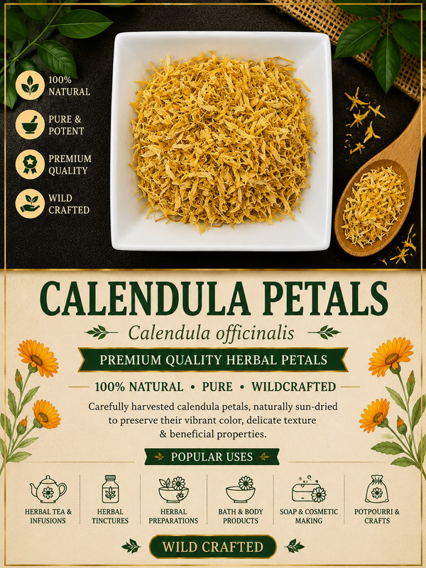 Calendula Petals Calendula officinalis Premium Herbal Flower Petals | Marigold gallery