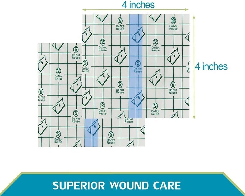 50 Pcs Waterproof Shower Protector Bandage 4x4 inch for Chest Chemo Dialysis Cat gallery