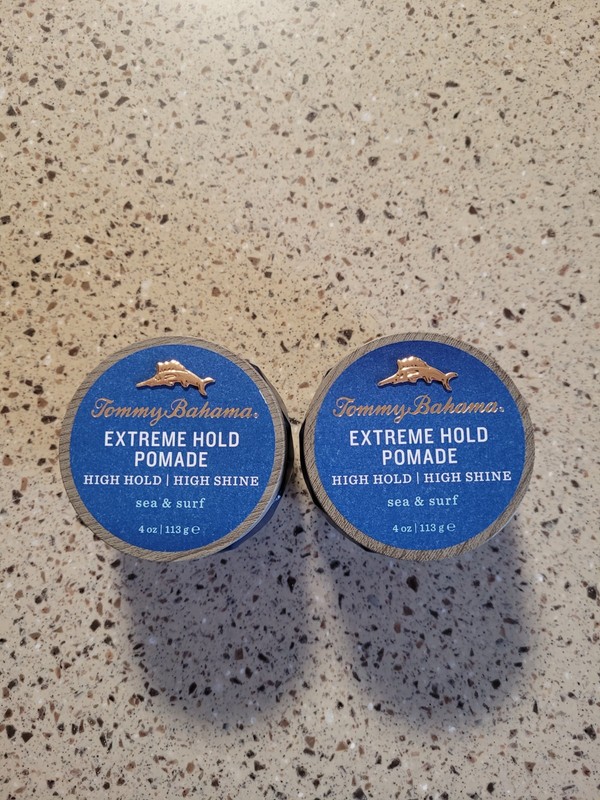 2 Tommy Bahama Extreme Hold Pomade High Hold High Shine Sea & Surf 4 oz Each