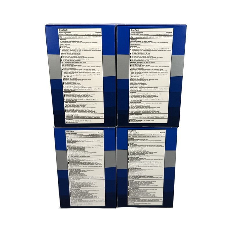 Rogaine Men’s 5% Minoxidil Foam Hair Treatment, 3x2.11, Exp 05/2026 gallery