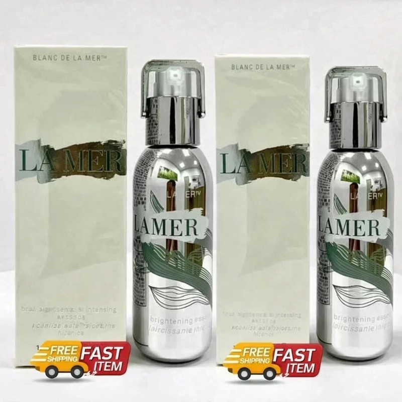 2 PACK LA MER Blanc De La Mer Brilliance Brightening Essence 30ml (1oz) | Luxury