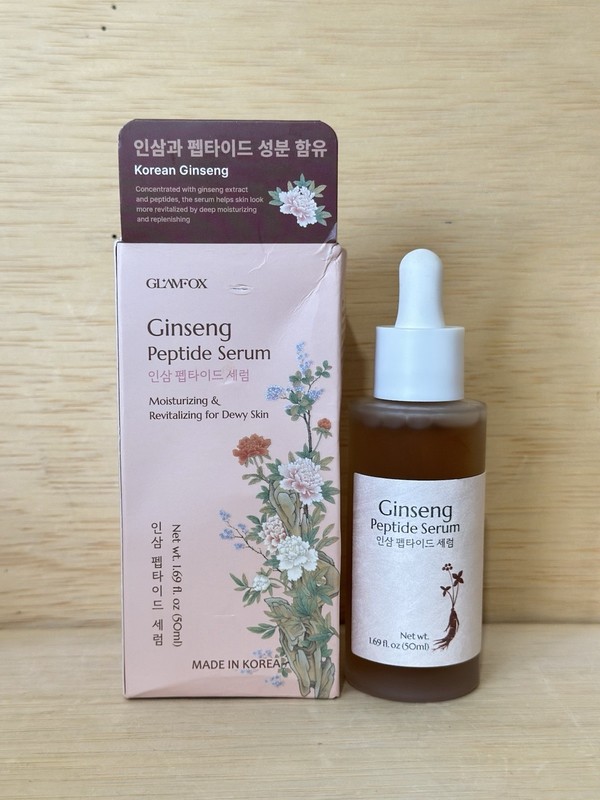 Korean GLAMFOX Ginseng Peptide Serum Moisturizing, Revitalizing for Dewy Skin- gallery