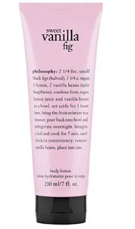 Philosophy Sweet Vanilla Fig Perfumed Body Lotion 7 fl oz Tube