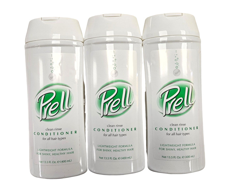 Prell Clean Rinse CONDITIONER 13.5 fl oz ( 3 bottles )