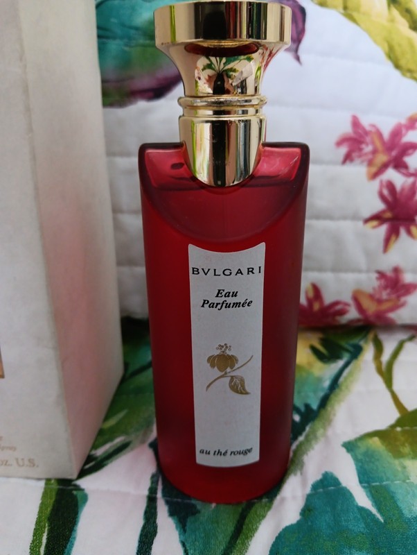 BVLGARI 2.5 fl oz au the ROUGE Eau De Cologne Spray Italy gallery