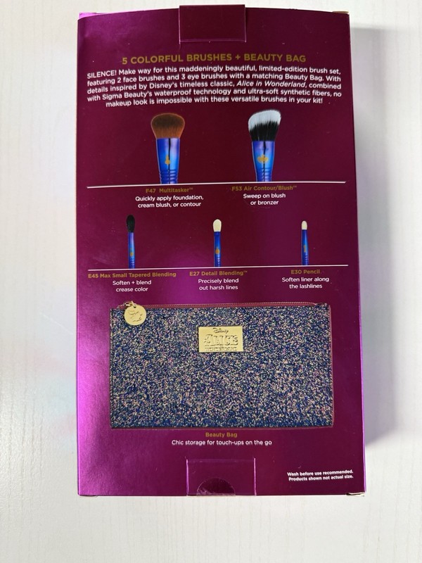 Sigma Beauty Alice In Wonderland Brush Set Brand New gallery