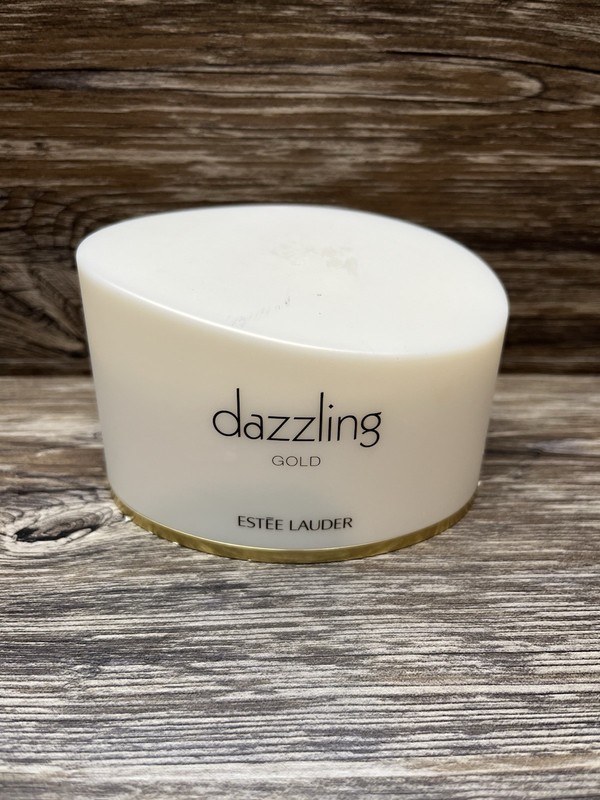 Estee Lauder Dazzling Gold Body Powder New in Box w/Puff 3.5oz Fast Ship HTF