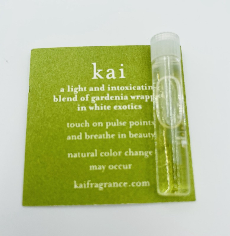 Kai Perfume by Gaye Straza Sample Size Vial w/ Card *SIZE NOT SPECIFIED